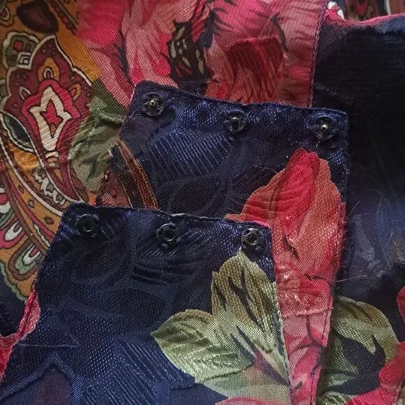 Vintage Victoria's Secret Floral Intimates Y2K Bodysuit Small Multi- Color - Picture 10 of 14